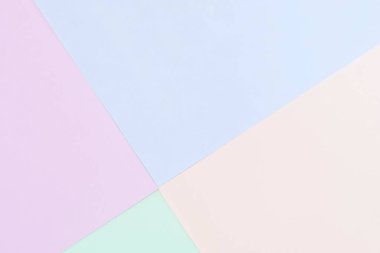 Soyut pastel renkler desen kağıtları arka plan. En az geometrik moda arka plan. Düz yatıyordu, en iyi görünüm. Kopya alanı