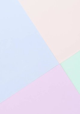 Soyut pastel renkler desen kağıtları arka plan. En az geometrik moda arka plan. Düz yatıyordu, en iyi görünüm. Kopya alanı
