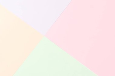 Soyut pastel renkler desen kağıtları arka plan. En az geometrik moda arka plan. Düz yatıyordu, en iyi görünüm. Kopya alanı