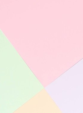 Soyut pastel renkler desen kağıtları arka plan. En az geometrik moda arka plan. Düz yatıyordu, en iyi görünüm. Kopya alanı