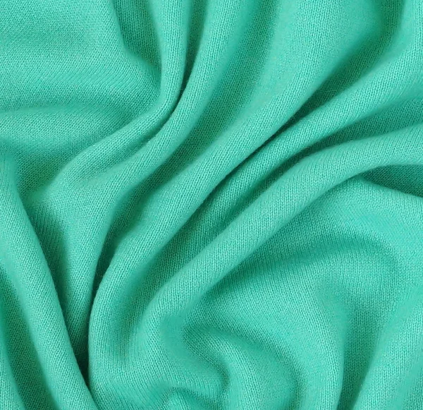 Tessuto Fondo Lana Cachemire Verde Lusso Costoso Tessuto Materiale Ricamo — Foto Stock