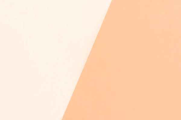 Beige Oranje Pastel Achtergrondkleuren Geometrische Patroon Papers Minimale Concept Plat — Stockfoto