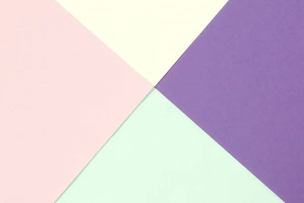 Abstrakte Geometrische Papierhintergründe Blasse Modetrend Colors Background Pastellfarben Minimalkonzept Flache — Stockfoto