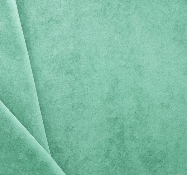 Samt Textur Pastellgrünen Farben Hintergrund Teurer Luxus Stoff Material Handarbeit — Stockfoto