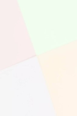 Soyut geometrik Kağıt arka plan blure, ufuk etkisi pastel renkler. Moda trend renkler. Arka plan pastel renkler. En az kavramı. Düz yatıyordu, en iyi görünüm. Kopya alanı