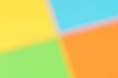 Soyut geometrik Kağıt arka plan blure, ufuk etkisi pastel renkler. Moda trend renkler. Arka plan pastel renkler. En az kavramı. Düz yatıyordu, en iyi görünüm. Kopya alanı