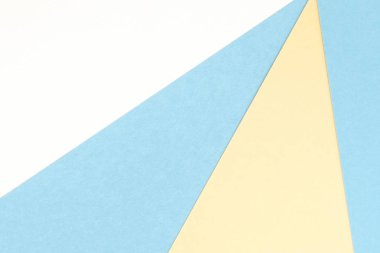 Soyut geometrik Kağıt arka plan pastel renkler. Moda trend renkler. En az kavramı. Düz yatıyordu, en iyi görünüm. Kopya alanı