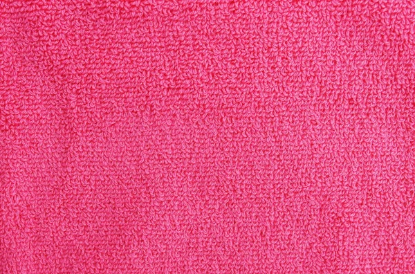 全帧的明亮的粉红色织物作为背景 — 图库照片