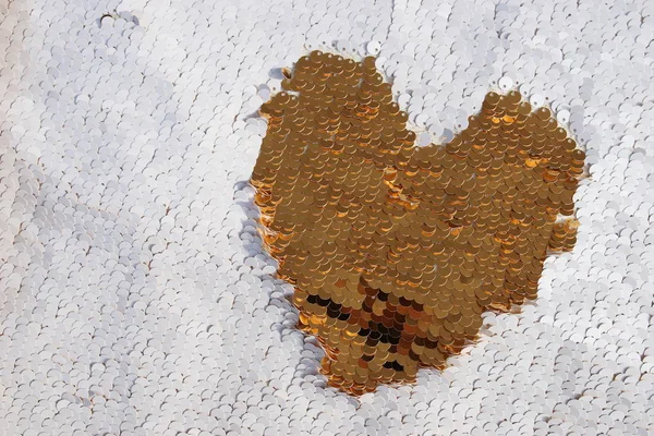 Cerrar Vista Del Signo Del Corazón Fondo Blanco — Foto de Stock