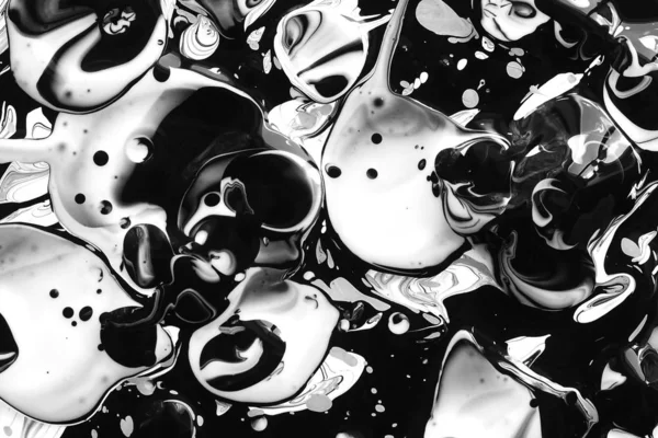 Black White Acrylic Paint Texture Abstract Stock Illustration 1928264966