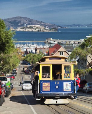 san francisco - Kasım 2012: kablo araba tramvay, 2 Kasım 2012 yılında san francisco, ABD. san francisco teleferik sistemi dünya son kalıcı olarak el ile çalıştırılan teleferik sistemidir. çizgiler, 1873-1890 arasında kuruldu..