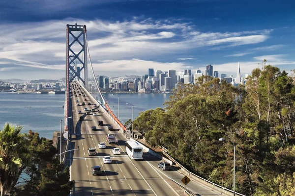 San Francisco November 3Rd 2012 Bay Bridge Werd Geopend Voor — Stockfoto