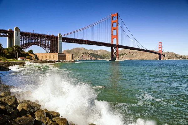 Golden Gate Köprüsü San Francisco Bay — Stok fotoğraf