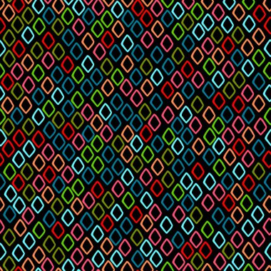 Renkli edikula ile stilize el yapımı seamless modeli