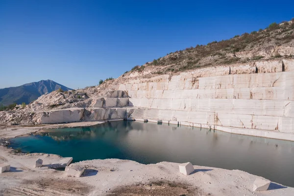 Paisaje Las Montañas Rocas Mármol Cantera — Foto de stock gratis