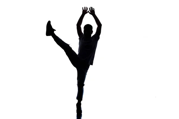 Modern fiú képzés, tánc — Stock Fotó