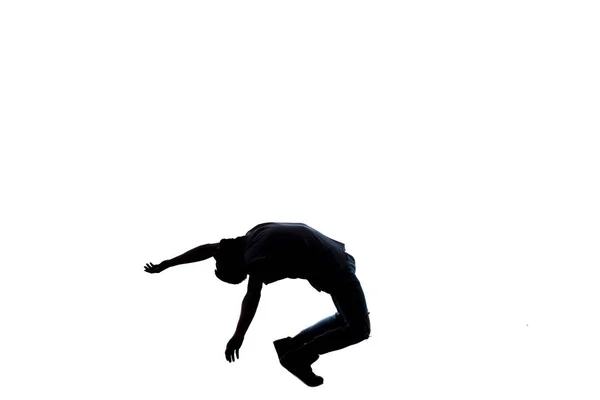 Człowiek robi breakdance — Zdjęcie stockowe