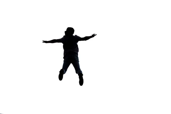 Man jumping while dancing — Stock Photo, Image