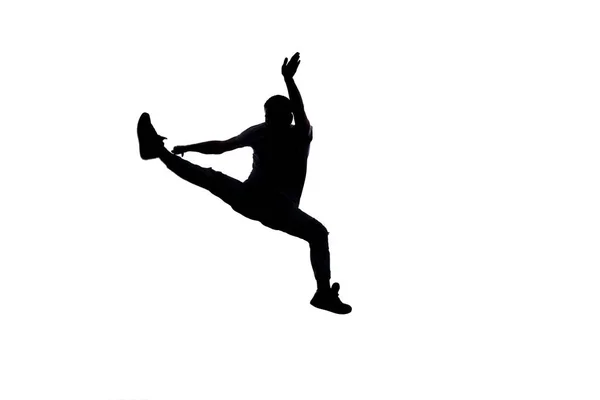 Wykonawca robi breakdance — Zdjęcie stockowe