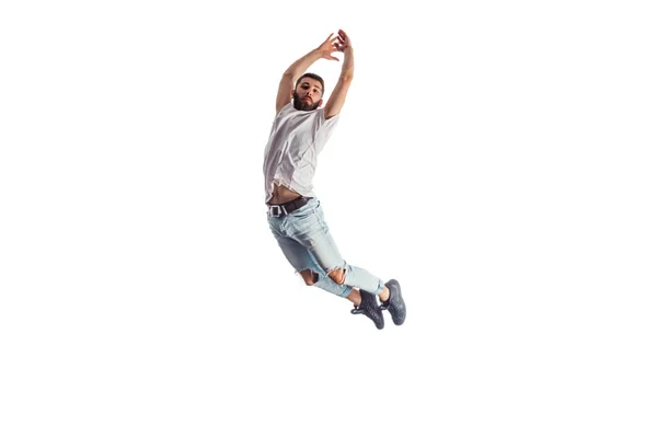Performer doet breakdance — Stockfoto