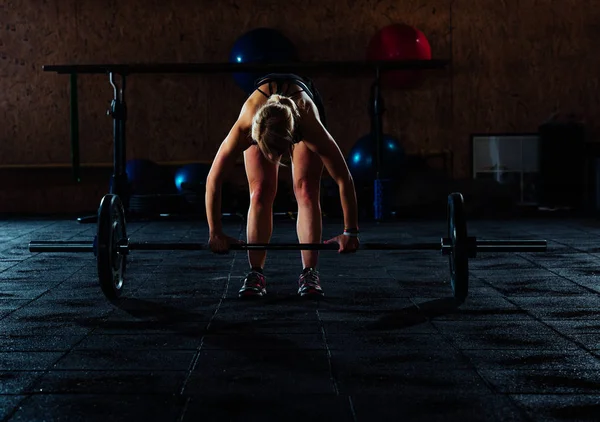 Fitness chica entrenamiento — Foto de Stock