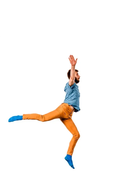 興奮して男のダンス — ストック写真