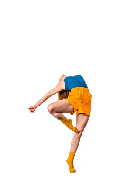 兴奋的女性舞蹈芭蕾 — 图库照片
