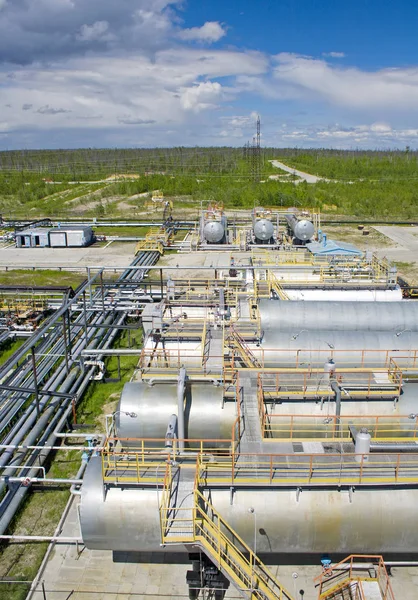 Oil refinery plant — Stock Photo, Image