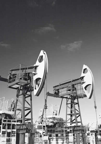Industria del petrolio e del gas. Pompe — Foto Stock