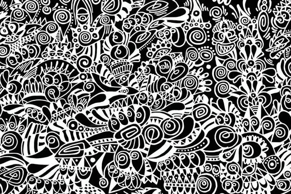 Black and white pattern on white background, abstract design