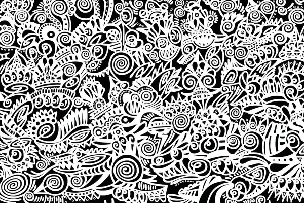 Black and white pattern on white background, abstract design