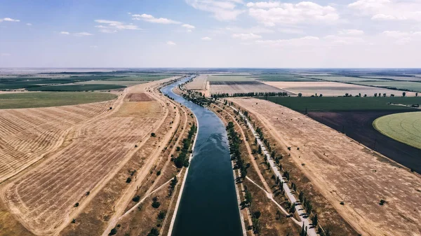 有运河景观的风景 — 图库照片