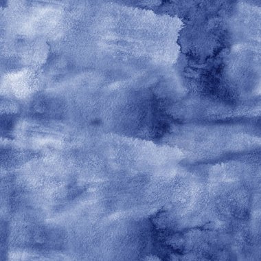 Mavi boya suluboya kesintisiz su renk doku deseninin