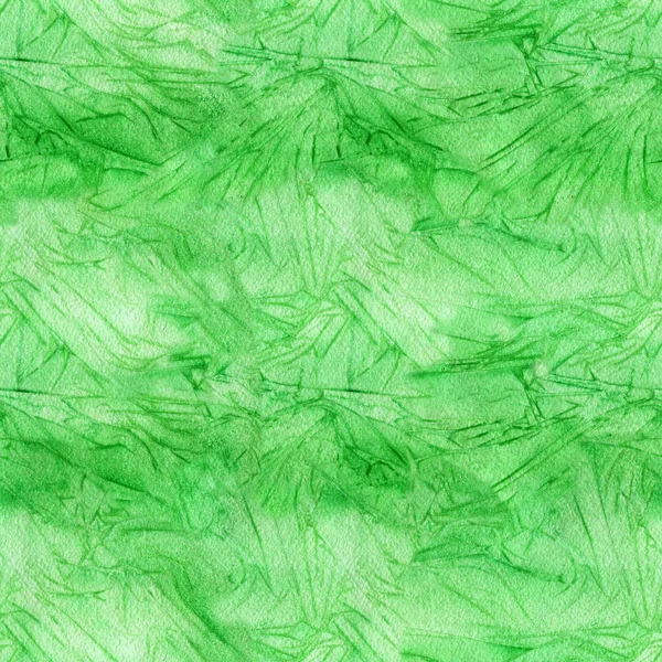 Pintura verde patrón inconsútil acuarela. Textura de fondo —  Fotos de Stock