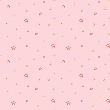 Yumuşak pastel yıldız sorunsuz arka plan. Kartı, duvar kağıdı, albüm, karalama defteri, tatil ambalaj kağıdı, tekstil kumaş, hazır giyim, t-shirt tasarım vb için soyut desen.