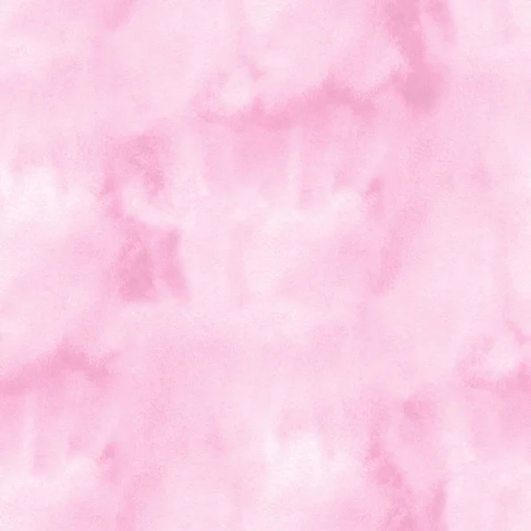 Fundo sem costura rosa - textura aquarela. Nuvem rosa — Fotografia de Stock