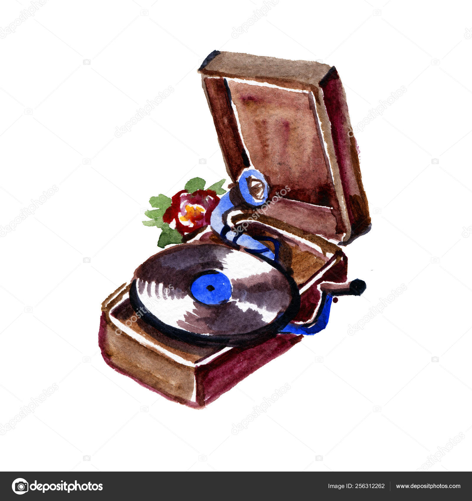 Watercolor Vintage Gramophone Isolated On White Background Retro Musical Instruments Stock Photo Image By C 7slonov 256312262 New users enjoy 60% off. watercolor vintage gramophone isolated on white background retro musical instruments stock photo image by c 7slonov 256312262