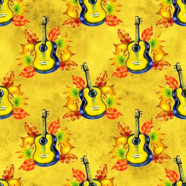 Mor renkli iskeletin dikişsiz bir arka plan deseni eski efemera üzerinde bırakır. Yaprak müzik, vintage harfler vb artıkları ile Sonbahar tekrar baskı