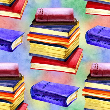 Suluboya sonbahar deseni. Tüm nesne suluboya yapılmış. Yazdırma için arka plan. Dijital hurda rezervasyon. Yazdırılabilir ambalaj kağıdı.