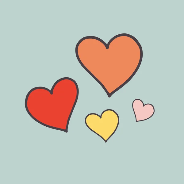 Icône de ligne de coeur, contour et logo d'amour vectoriel solide, pictogramme linéaire isolé sur blanc — Image vectorielle
