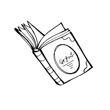 Okuma satırı simgesi, Beyaz arka planda Vektör