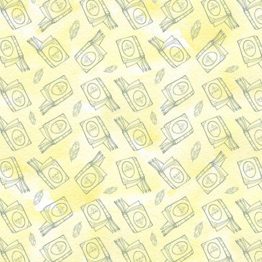 eski kitaplar vintage tarzı ile sorunsuz şekilde.