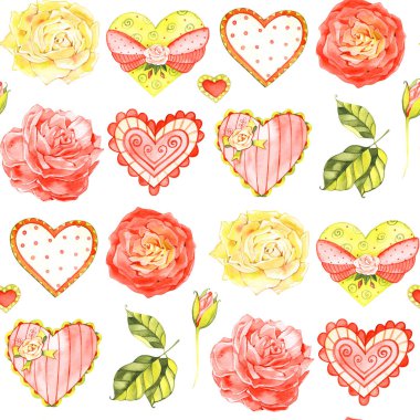 Kusursuz desenli, narin gül buketleri, gül kalemi çiçekleri, çiçek motifli.