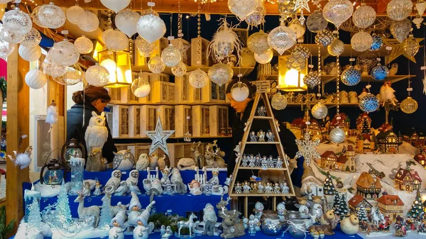 Bolzano Italia Diciembre 2018 Producto Artesanal Venta Tradicional Mercado Navideño — Foto de Stock