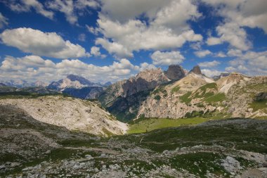 South Tyrol içinde İtalyan dolomites tipik peyzaj