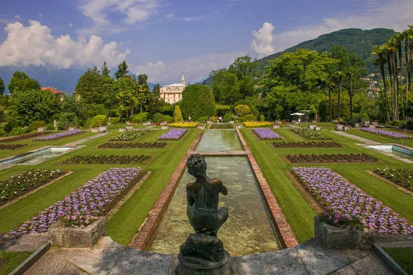 Pallanza Italië Juni 2018 Terrasvormige Tuin Botanische Tuin Van Villa — Stockfoto