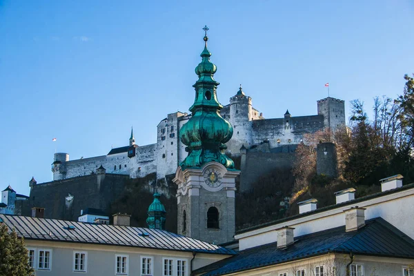 Barokní Muzeum Salzburg Centru Salzburgu Rakousko — Stock fotografie