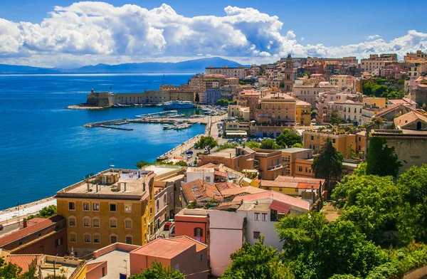 Férias Verão Cidade Gaeta Mar Tirreno Lazio — Fotografia de Stock