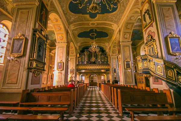 Wieliczka Polonia Marzo 2019 Vista Koci Iglesia Klemensa Centro Histórico — Foto de Stock