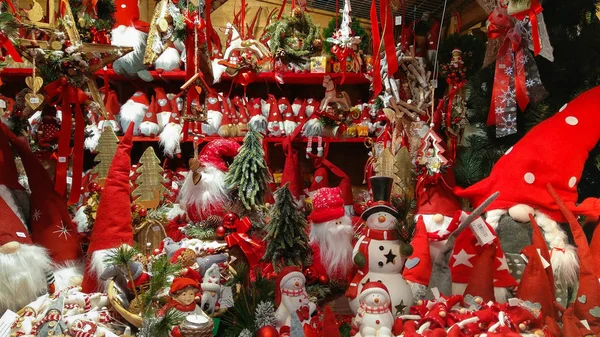 Арецзо Италия Ноября 2018 Года Предметы Продажи Традиционном Рождественском Рынке — стоковое фото